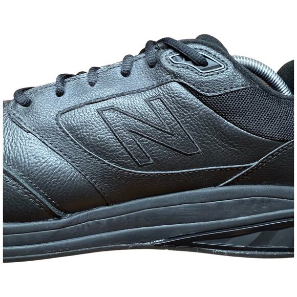 NEW BALANCE 928v2 Men’s 12D Walking Shoe Black Leather Cushioned Lace Up Sneaker - Picture 10 of 13